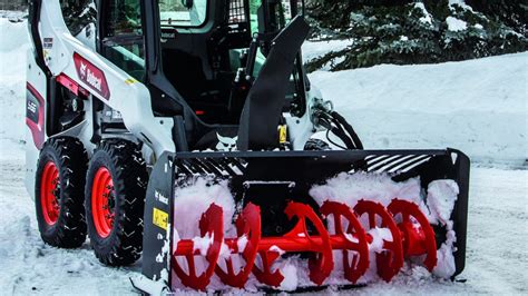 snow blower attachment for bobcat skid steer|bobcat walk behind snowblower.